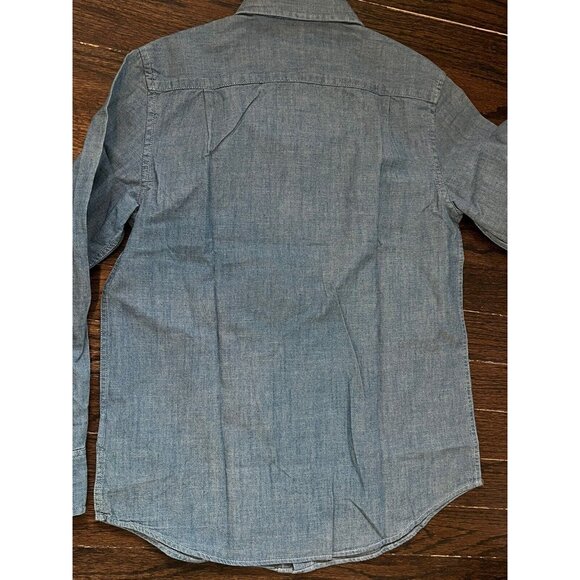 NWT J Crew Crewcuts Chambray Button Down Shirt Boys Size 10 L1814 $55 - Picture 9 of 9